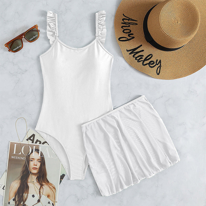 Women Playful Swimsuit with Ruffle Details Mune Fashion