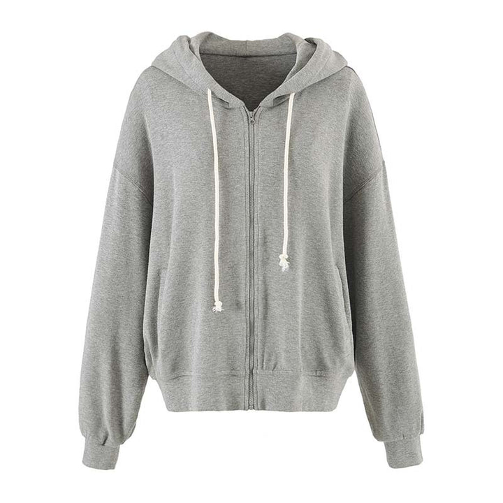 Women's Two-Piece Lounge Set with Zip Hoodie and Flared Jogging Pants Mune Fashion
