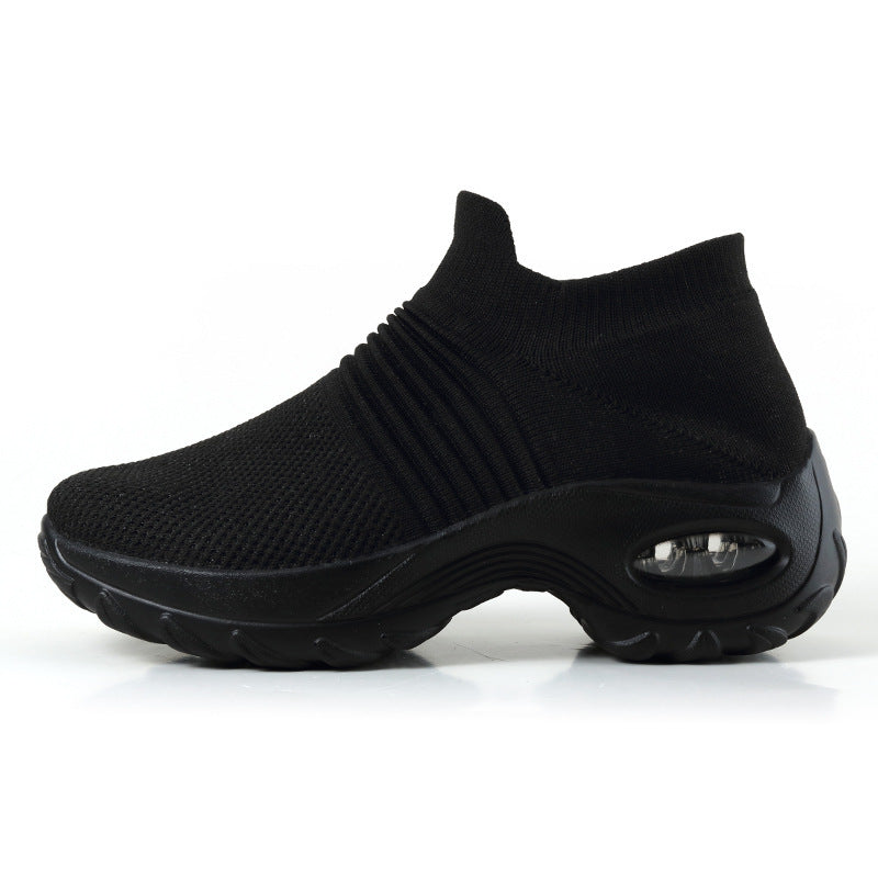 Women's knitted slip-on sports sneaker with air-cushioned midsole Mune Fashion