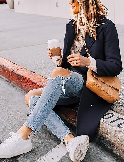 Women Elegant Wool Coat