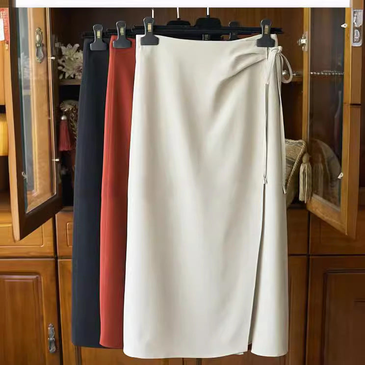 Women Elegant Wrap Skirt Made of High-Quality Fabric Mune Fashion