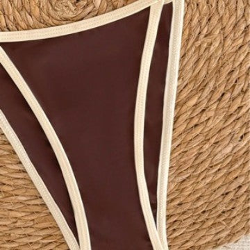 Women's Triangle Bikini with decorative key detail Mune Fashion