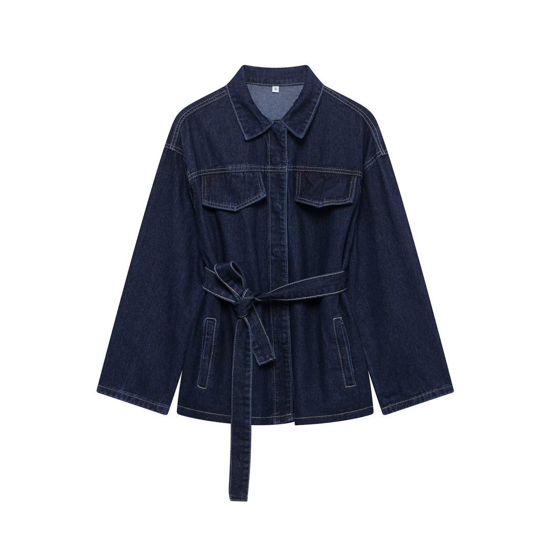 Women high-waisted, wide-leg jeans with straight leg and five-pocket details Mune Fashion