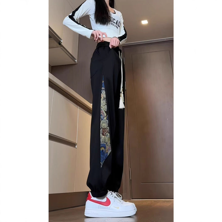 Women Fashionable Sports Pants with Unique Side Insert Mune Fashion