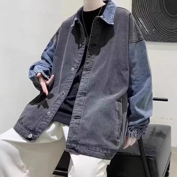 Men's Casual Oversized Denim Jacket Mune Fashion