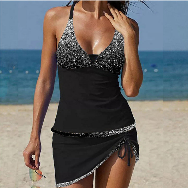 Women casual beach dress with adjustable belt Mune Fashion