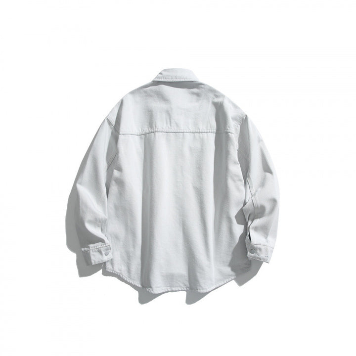 Unisex Oversize Denim Shirt Jacket in Vintage Look Mune Fashion