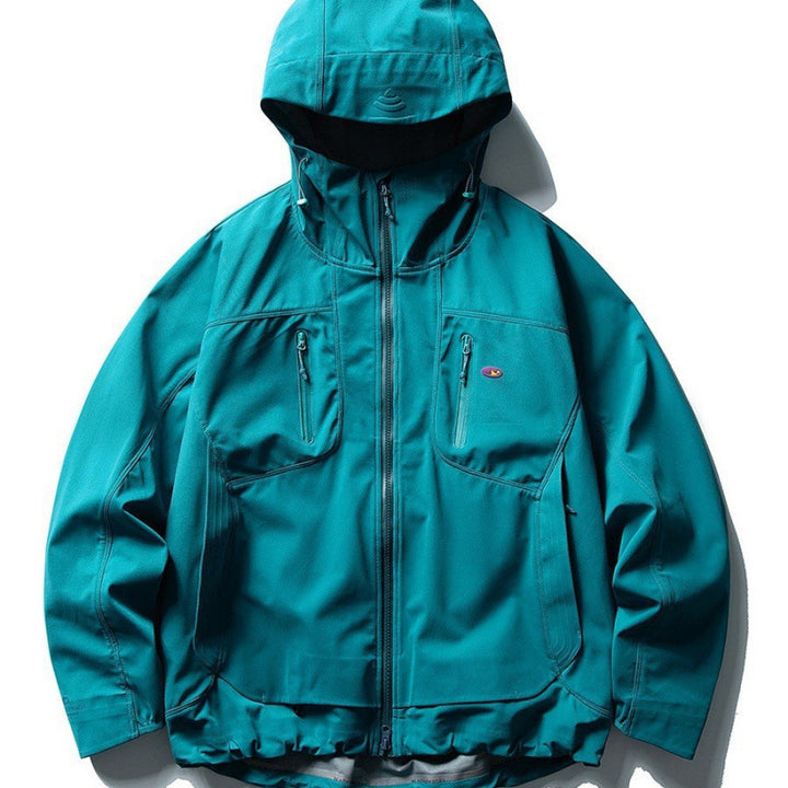 Unisex Technical Softshell Field Jacket with welded seams, four zippered pockets, and extended back part Mune Fashion