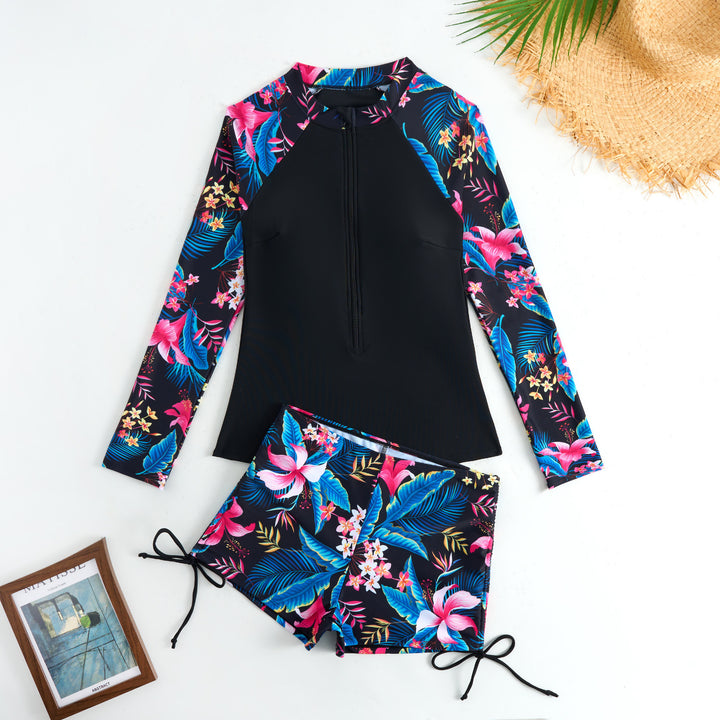 Ladies Sporty Long Sleeve Surf Wetsuit Mune Fashion
