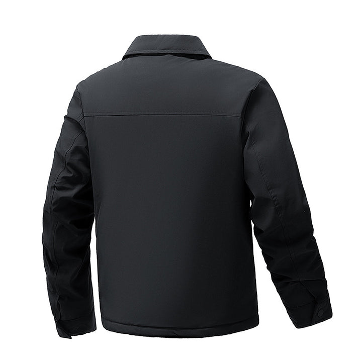 Men's transitional jacket with high collar and elastic cuffs Mune Fashion
