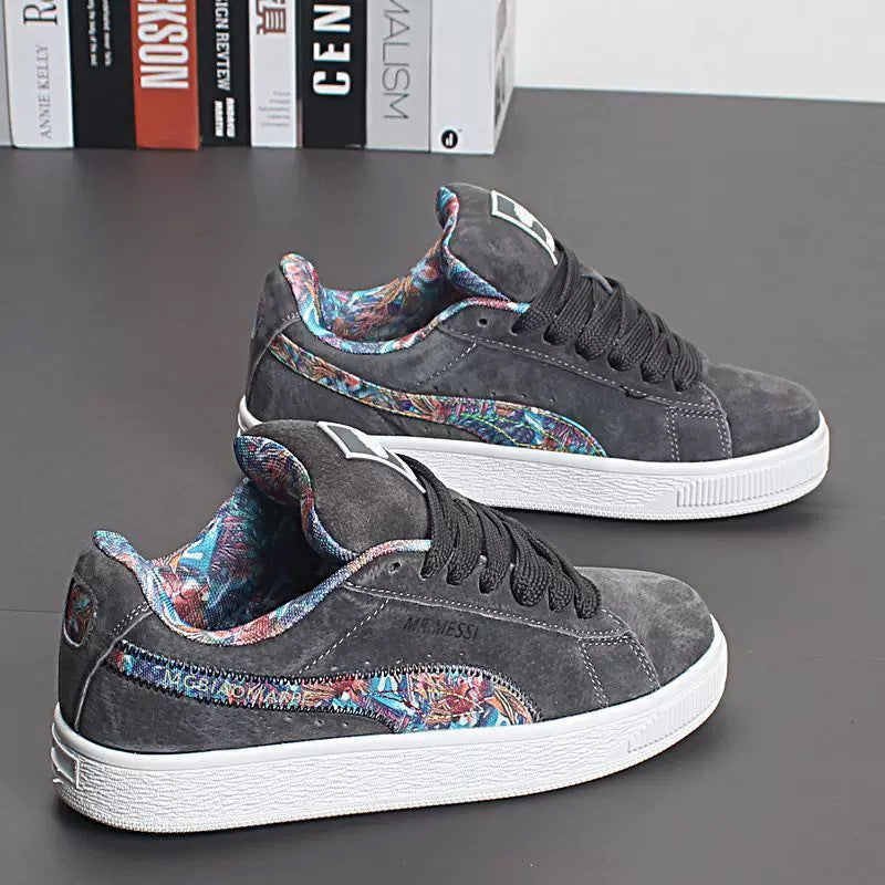 Ladies sneakers with floral lining and non-slip sole Mune Fashion