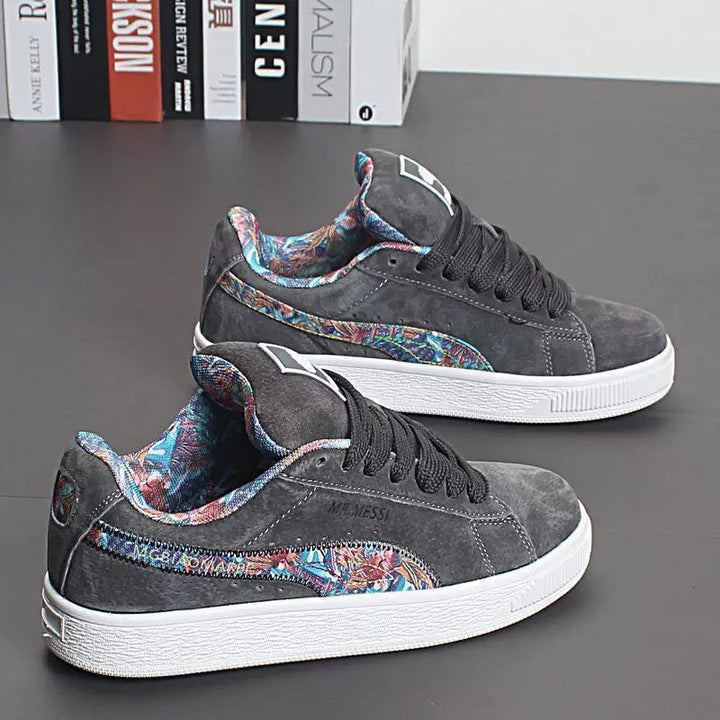 Ladies sneakers with floral lining and non-slip sole Mune Fashion