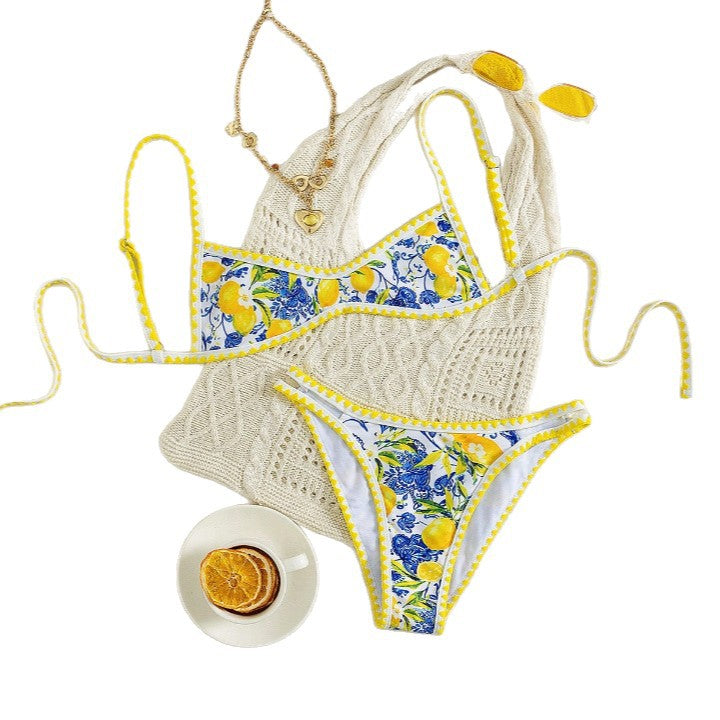 Women's bikini with fruity design and sophisticated cut Mune Fashion