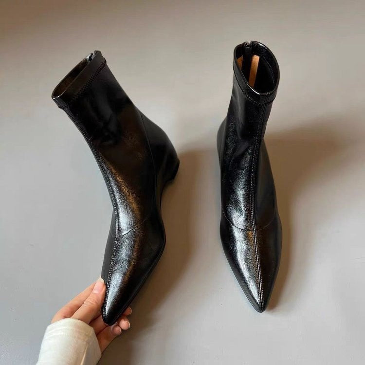 Women's Elegant Lace Ankle Boots Mune Fashion