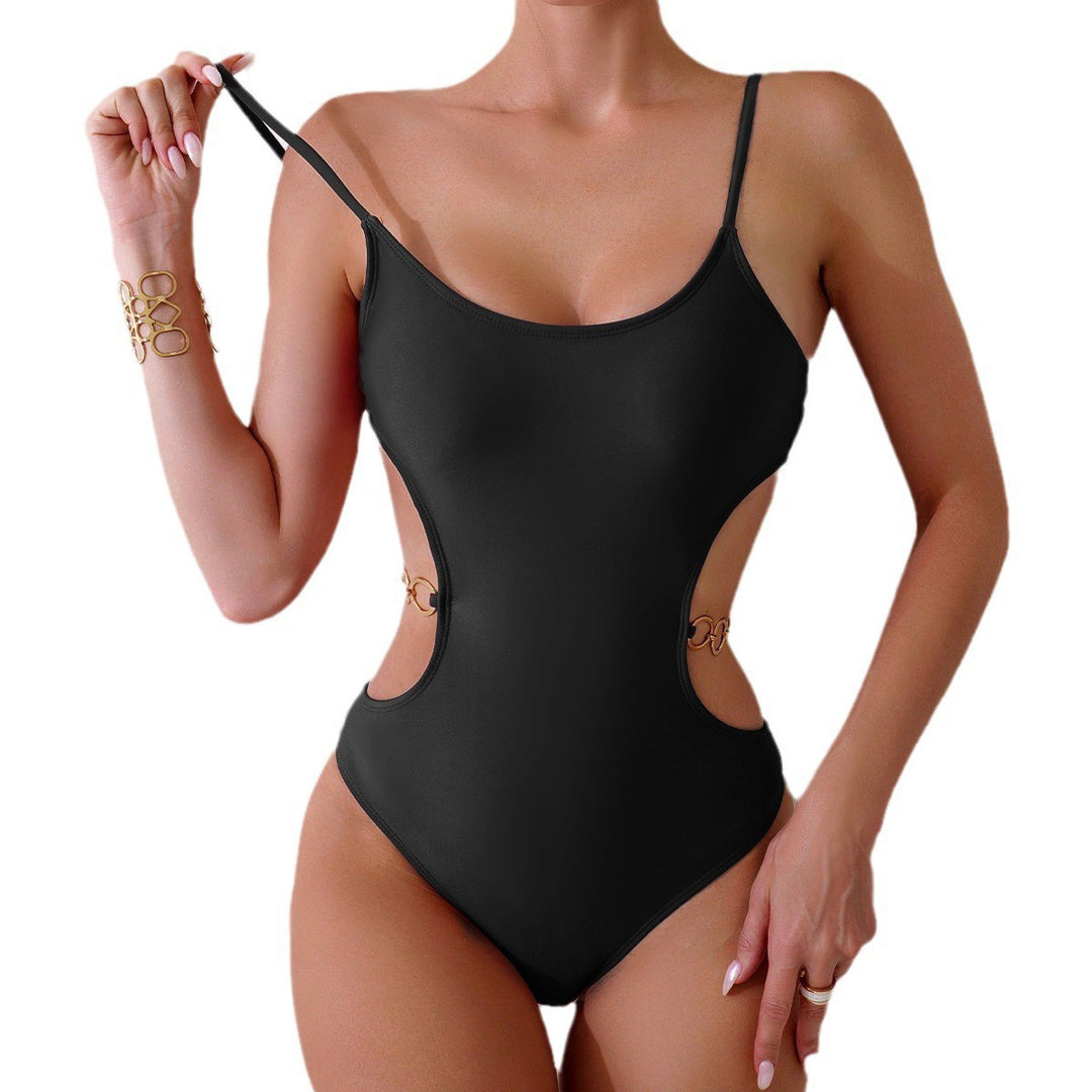 Women's One-Piece Swimsuit with Elegant Cut-Out Design Mune Fashion