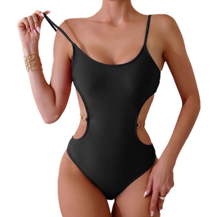 Women's One-Piece Swimsuit with Elegant Cut-Out Design Mune Fashion