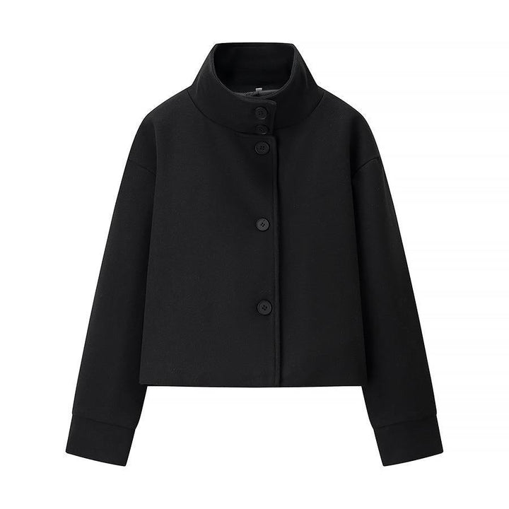 Mune | Women's elegant short jacket with stand-up collar and stylish button details