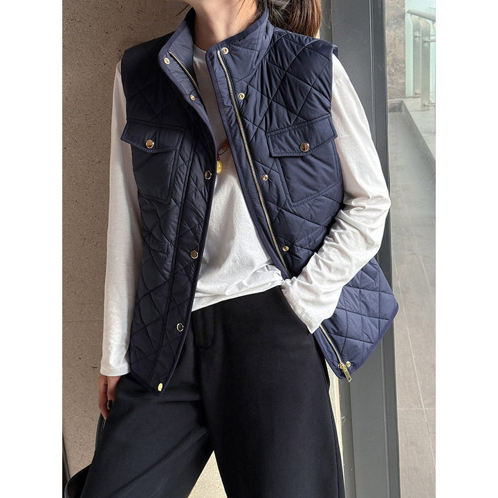 Women's Padded Vest with Practical Pockets Mune Fashion