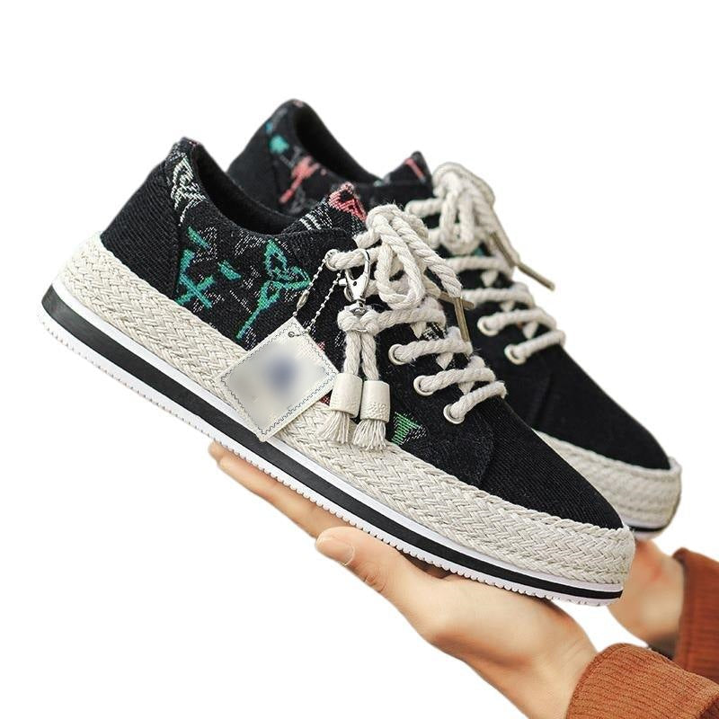 Women's sneakers with creative textile upper and elegant sole Mune Fashion