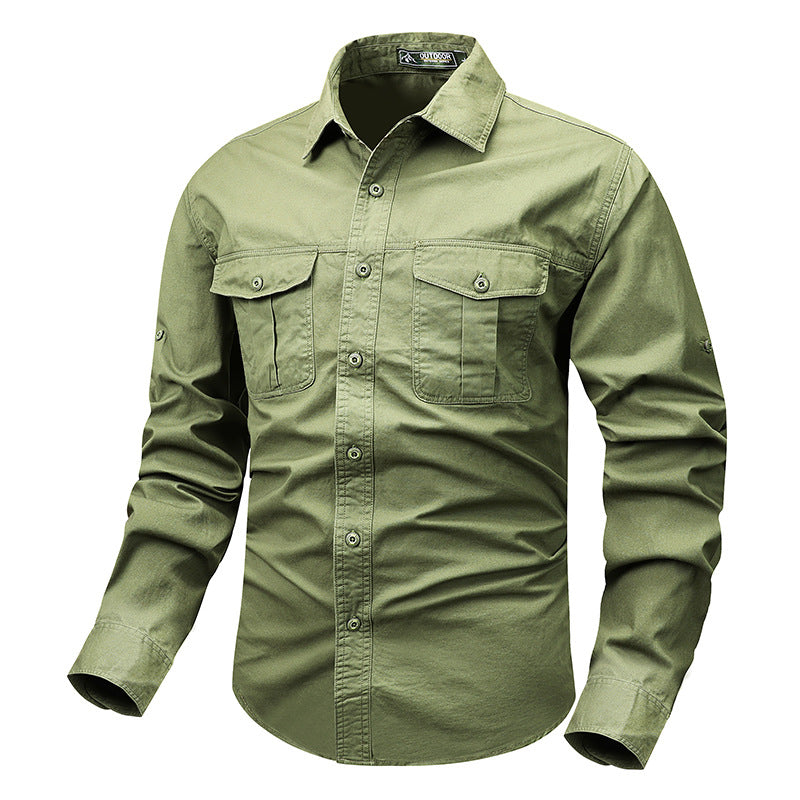 Men's Robust Outdoor Shirt with Practical Pockets