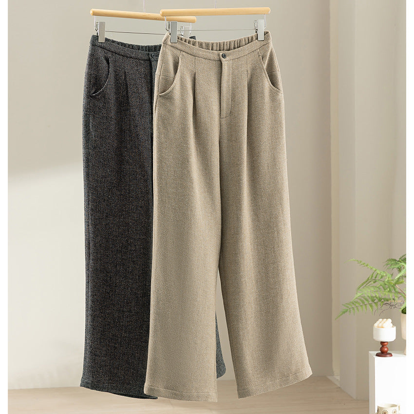 Women sleeveless tailored wool blend vest with shawl collar look and waist strap Mune Fashion