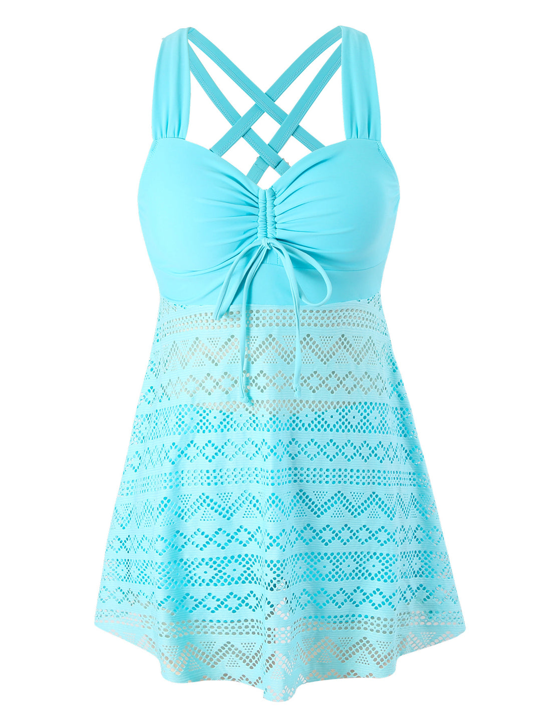 Women's swimming dress with sophisticated back design and very elastic fabric quality Mune Fashion