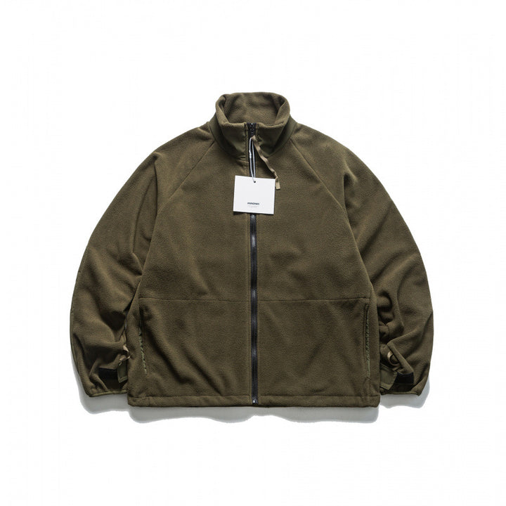Unisex Oversize-Utility-Rain Jacket with Hood and Concealed Zipper Mune Fashion