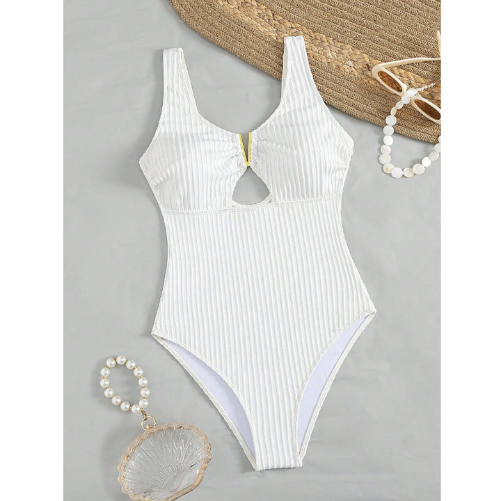 Women's High-Waist Swimsuit with Cut-Out Mune Fashion