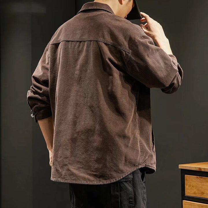 Men's Cord Jacket with Pockets Mune Fashion
