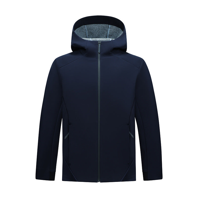 Women's Tailored Softshell Jacket with Hood and Fleece Lining Mune Fashion