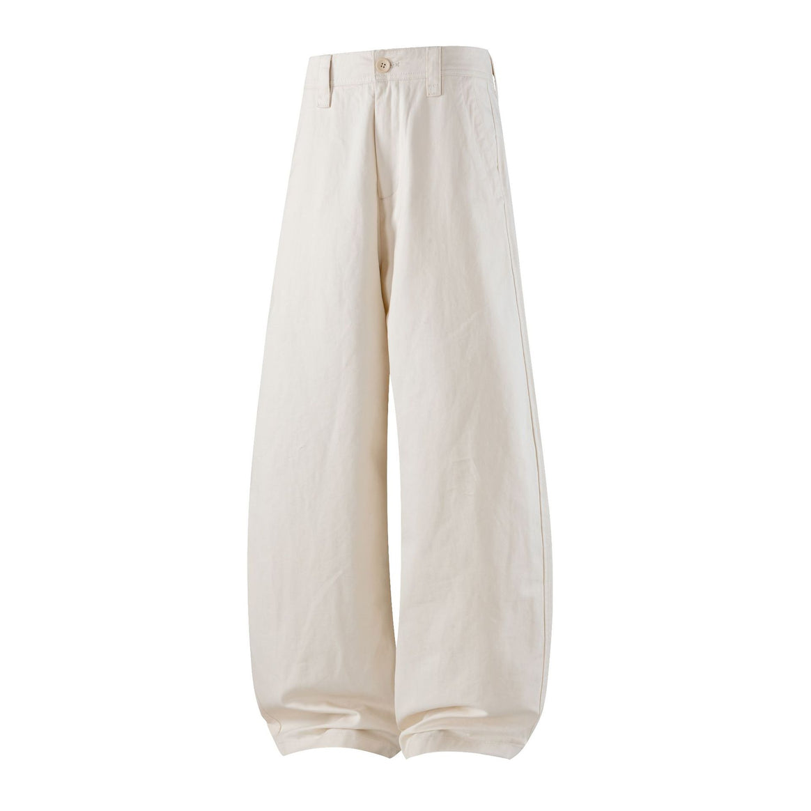 Ladies Extra Wide High-Waist Culotte Pants with Balloon Shaped Hem and High Waist Mune Fashion