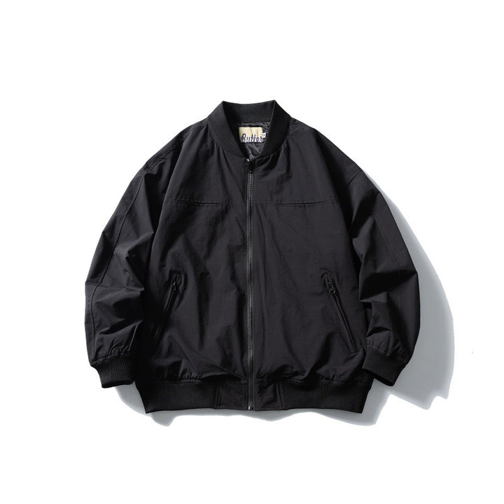 Men's transitional blouson in oversized cut with ribbed hem and angled zip pockets Mune Fashion