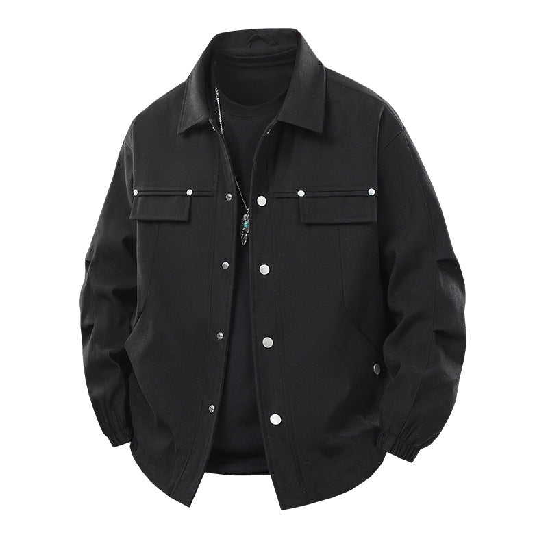 Men's Robust Utility Jacket with Practical Pockets Mune Fashion