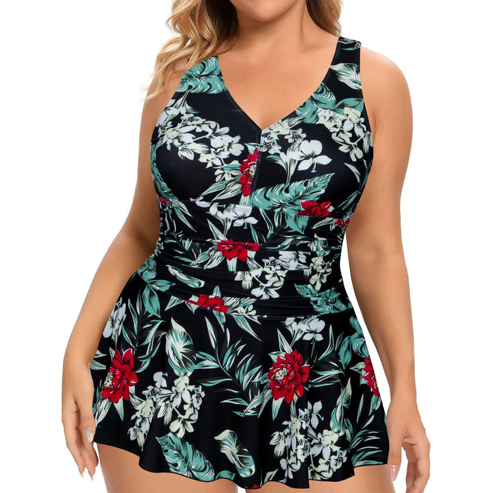Women's swimsuit with fashionable skirt design Mune Fashion