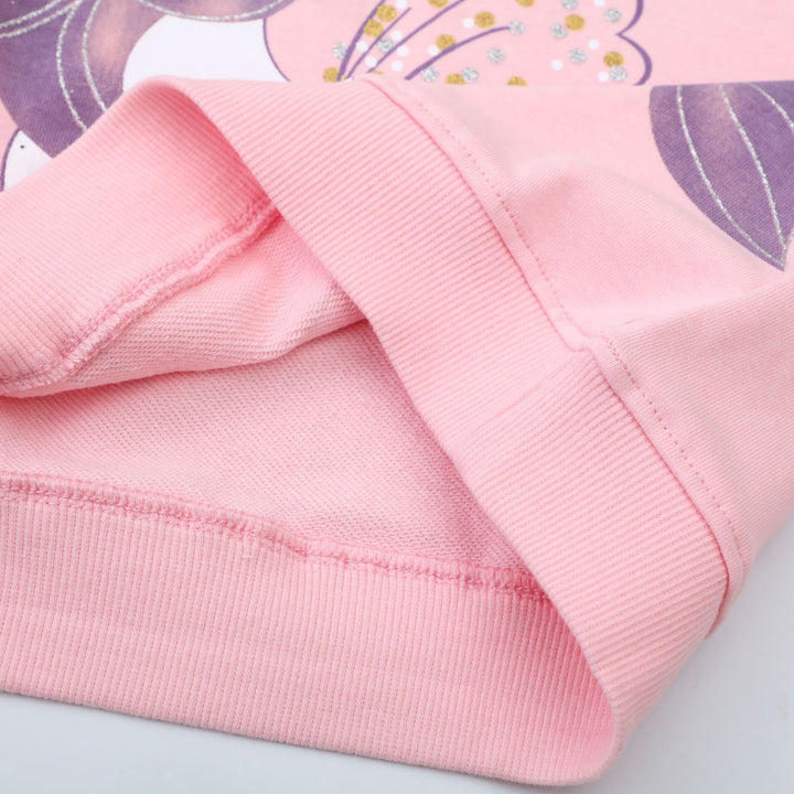 Girls sweatshirt with unicorn appliqué Mune Fashion