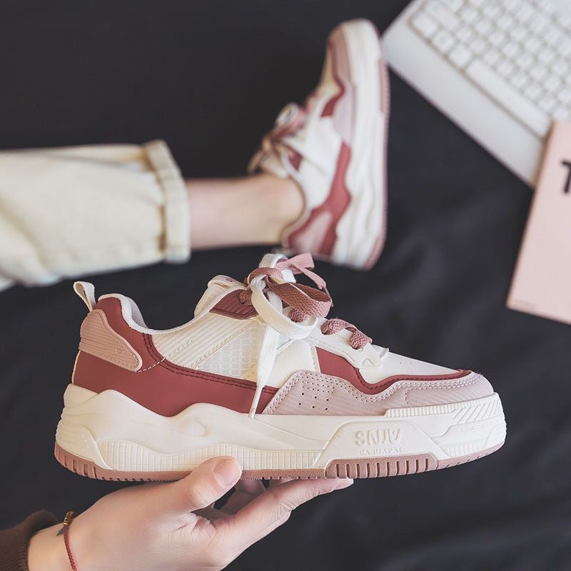 Women's Fashion Sneakers with Cushioned Sole and Breathable Upper Material Mune Fashion
