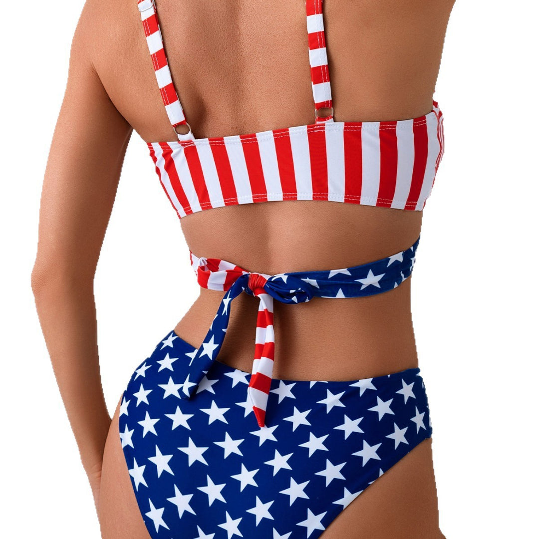 Women High-Cut Bikini with Innovative Wrap Design Mune Fashion