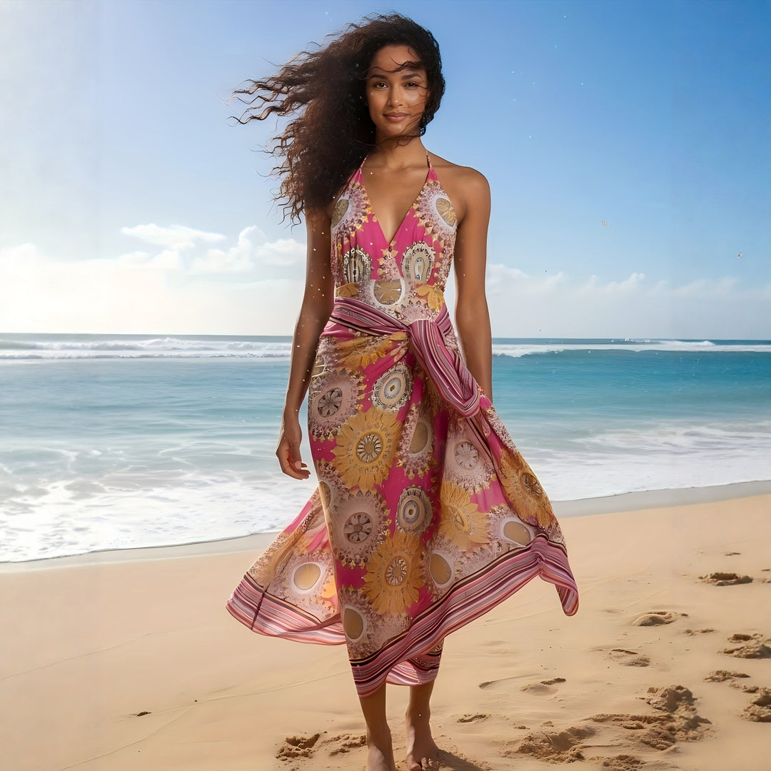 Ladies Maxi Beach Dress Mune Fashion