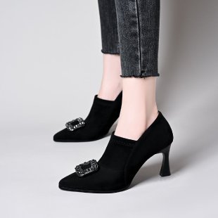 Women's Elegant High Heel Pumps with Glitter Detail Mune Fashion