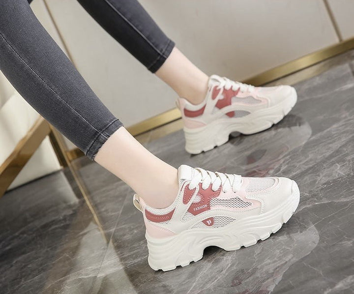 Ladies Fashion Sneakers with breathable mesh upper and cushioned sole Mune Fashion