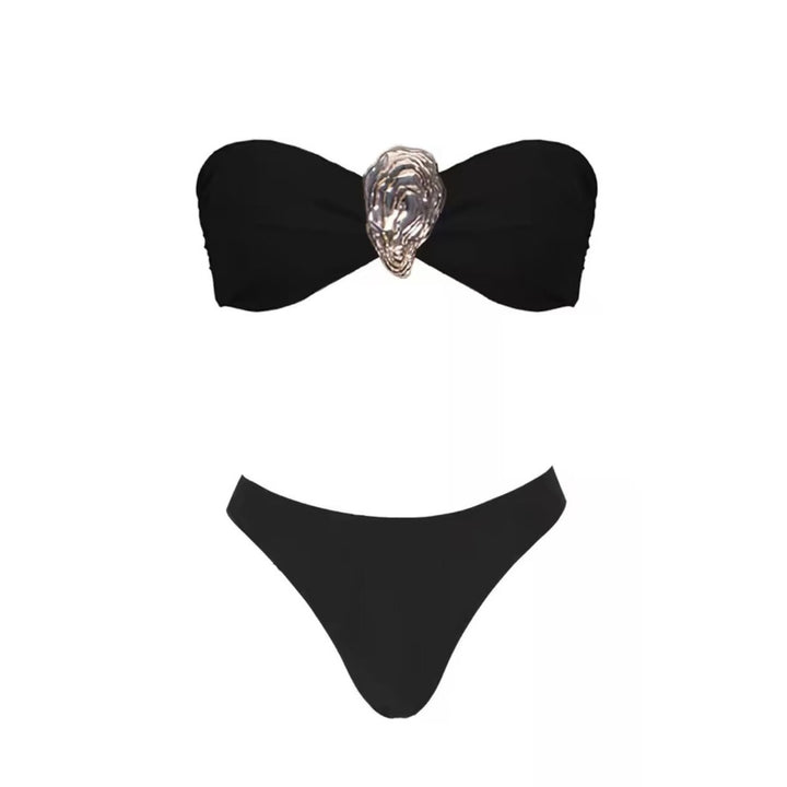Women elegant bikini set with wrap skirt Mune Fashion