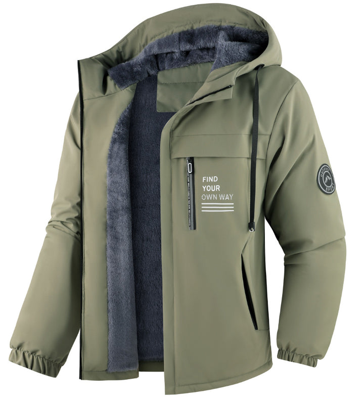 Men's functional jacket with high collar Mune Fashion