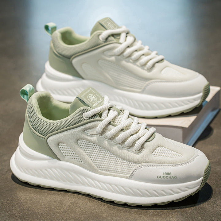 Ladies sporty sneakers with breathable mesh upper and stable profile sole Mune Fashion