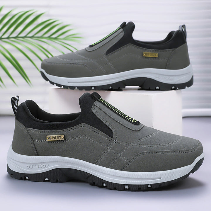 Men's sporty outdoor slip-on sneakers with non-slip tread sole Mune Fashion