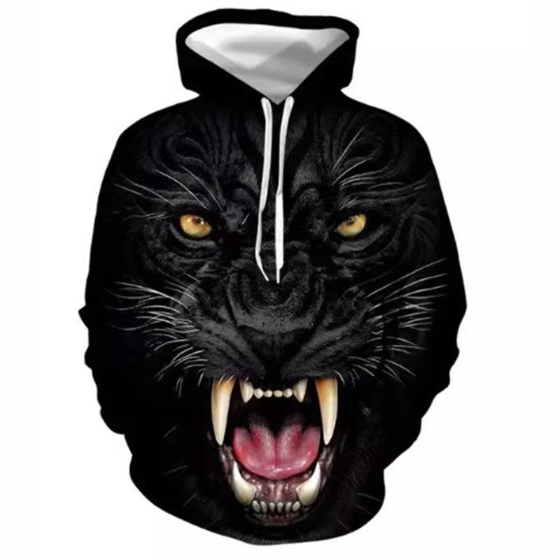 Women Creative Hoodie with Unique Wolf Motif Mune Fashion