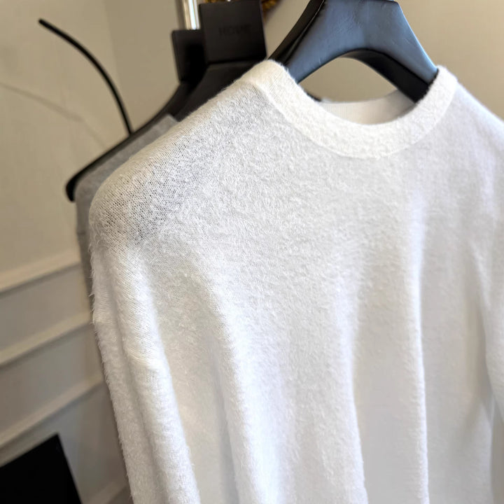 Women's Comfortable Long Sleeve Sweater with Casual Cut Mune Fashion