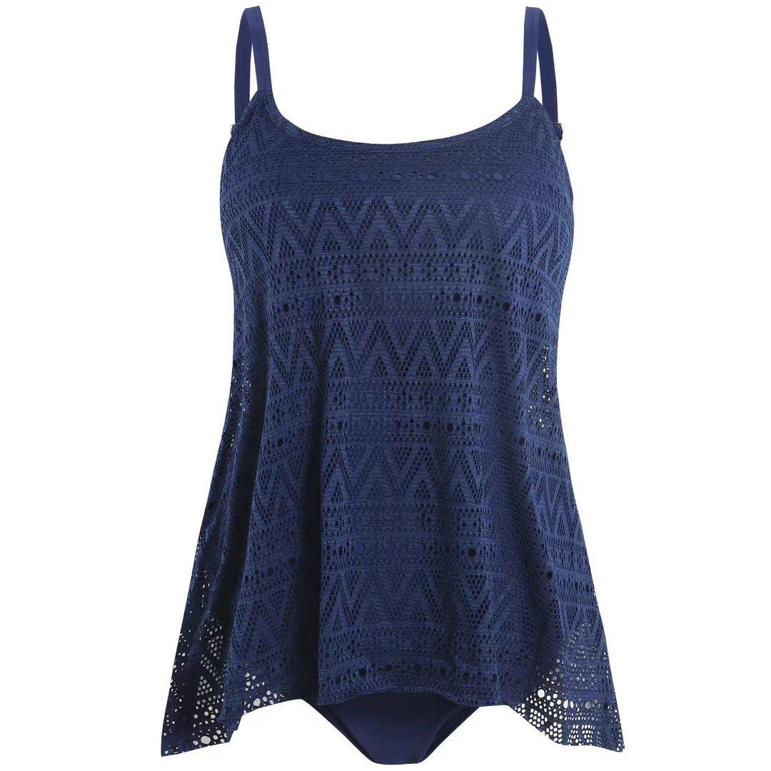 Women elegant beach top with fashionable cut-out pattern Mune Fashion