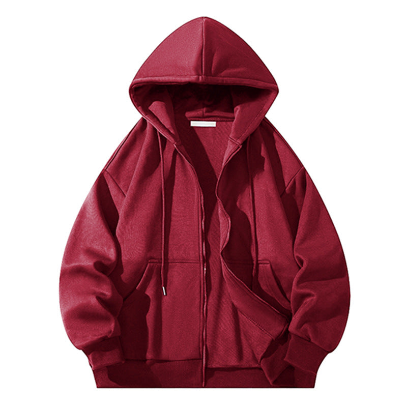 Men's Oversize Zip-Up Hoodie made of heavy sweatshirt quality with kangaroo pockets Mune Fashion