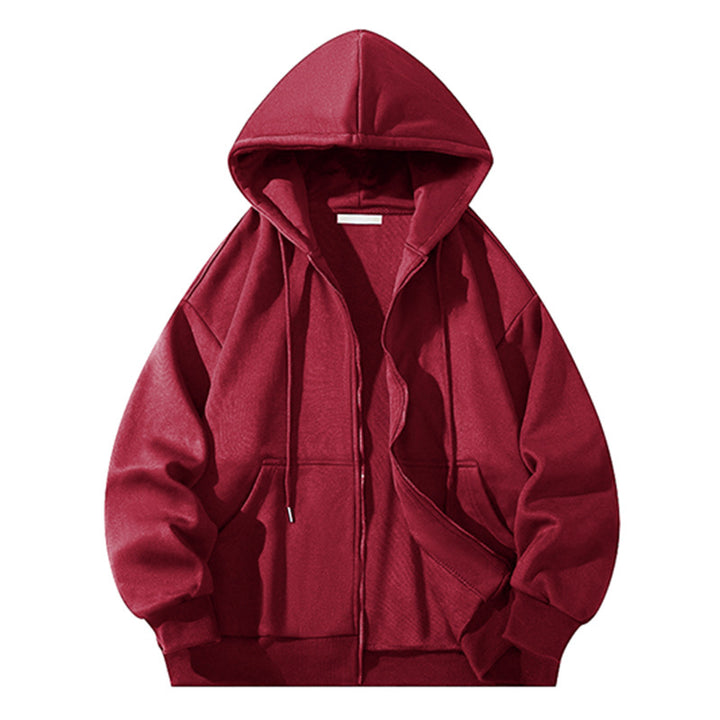 Men's Oversize Zip-Up Hoodie made of heavy sweatshirt quality with kangaroo pockets Mune Fashion