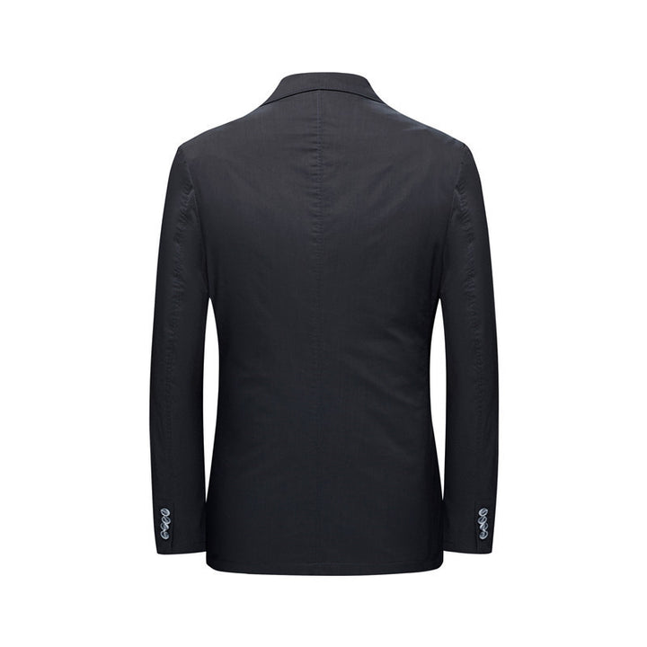 Men's Lightweight Unstructured Blazer with Two Buttons and Patch Pockets Mune Fashion